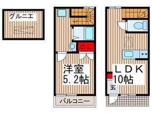 ハイムKの物件間取画像